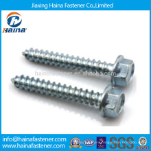 Zinc Plated Hex Head Flange Wood Screw Made In China
